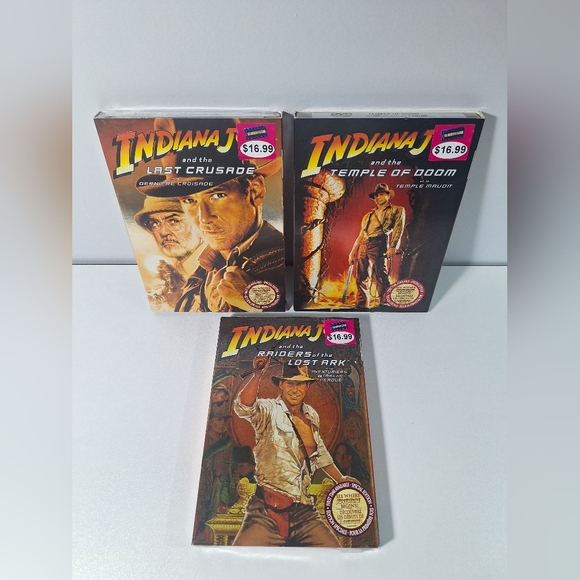 Indiana Jones 3 movies dvd with slipcover - Picture 1 of 12